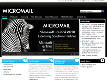 Tablet Screenshot of micromail.com